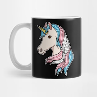 Trans Pride Unicorn Transgender LGBTQ Non-Binary Mug